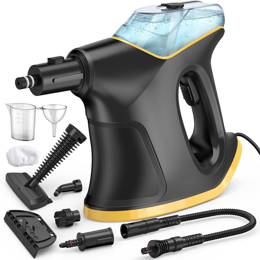 Handheld Steamers for Cleaning, 1300W High Pressure Steam Cleaner for Home and
